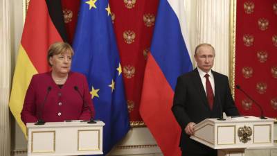 Владимир Путин - Ангела Меркель - Штайнмайер Франк-Вальтер - Путин и Меркель в телефонном разговоре подчеркнули важность сохранения исторической памяти - mir24.tv