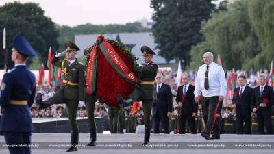 Александр Лукашенко - Лукашенко отдельно упрекнул Германию в санкциях - naviny.by - Брест