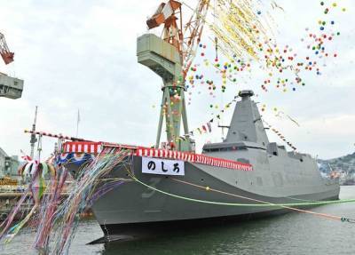 Японцы спустили на воду третий фрегат нового поколения - rusjev.net - Южная Корея - Япония - Пхеньян