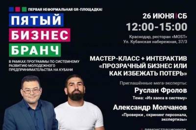 В Краснодаре пройдёт пятый бизнес-бранч - kuban.mk.ru - Москва - Краснодар