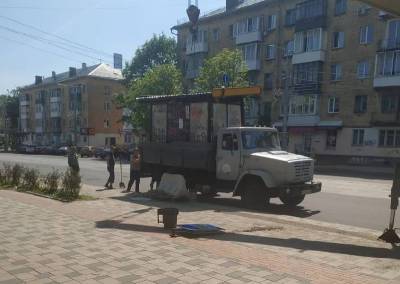 В Смоленске демонтировали остановку на ул. Николаева - rabochy-put.ru - Смоленск