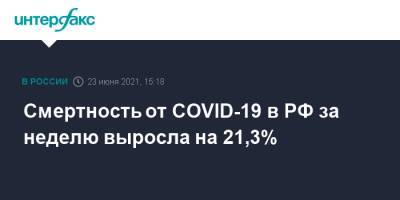 Владимир Путин - Татьяна Голикова - Смертность от COVID-19 в РФ за неделю выросла на 21,3% - interfax.ru - Москва