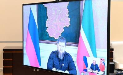 Рамзан Кадыров - В.Путин - Рабочая встреча с главой Чечни Рамзаном Кадыровым - kremlin.ru - респ. Чечня