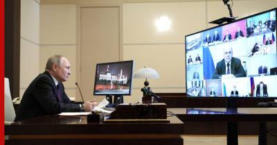 Владимир Путин - Михаил Мурашко - Рост заражений и темпы вакцинации. О чем говорили на совещании по COVID-19 у Путина - profile.ru - Москва - Россия - Санкт-Петербург