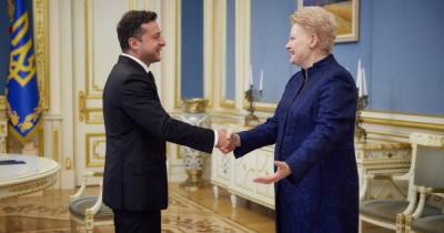 Владимир Зеленский - Литва - Зеленский поговорил с экс-президентом Литвы о евроатлантической интеграции Украины - dsnews.ua