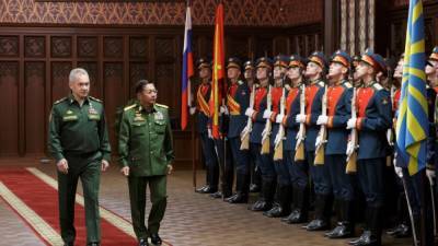 Мин Аунг Хлайн - Аун Сан Су Чжи - Шойгу и лидер военного режима в Мьянме провели переговоры в Москве - svoboda.org - Москва - Бирма