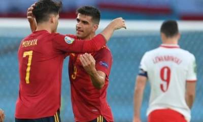 Чемпионат Европы по футболу: Испанцы «разорвали» Словакию - 5:0 - argumenti.ru - Венгрия - Швеция - Испания - Словакия