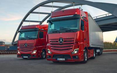 Mercedes выпустил S-класс для дальнобойщиков - zr.ru