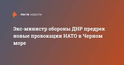 Игорь Стрелков - Экс-министр обороны ДНР предрек новые провокации НАТО в Черном море - ren.tv - Россия - Крым - Англия - ДНР - Черное Море - Великобритания
