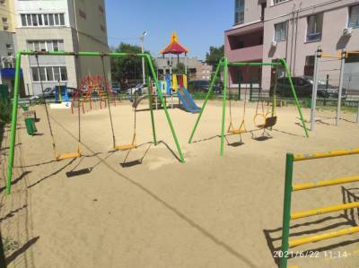 После обращение в администрацию на детской площадке в Рязани устранили дефекты - 7info.ru - Рязань