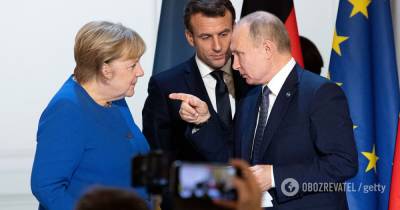 Владимир Путин - Ангела Меркель - Саммит ЕС: Меркель и Макрон хотят пригласить Путина – дата - obozrevatel.com - Россия - Турция - Германия - Франция