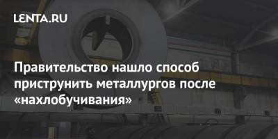 Максим Решетников - Андрей Белоусов - Правительство нашло способ приструнить металлургов после «нахлобучивания» - smartmoney.one - Россия