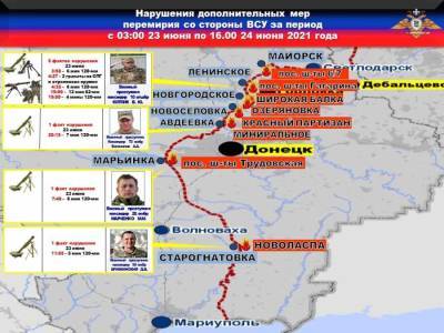 НМ ДНР: каратели семь раз нарушили режим прекращения огня - news-front.info - Украина - ДНР
