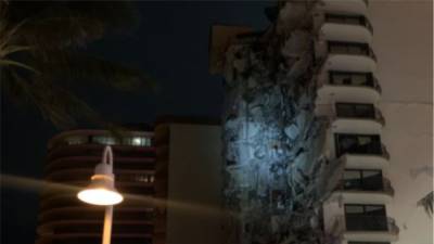 Рон Десантис - Судьба десятков человек неизвестна после обрушения здания во Флориде - svoboda.org - USA - шт.Флорида - Серфсайд