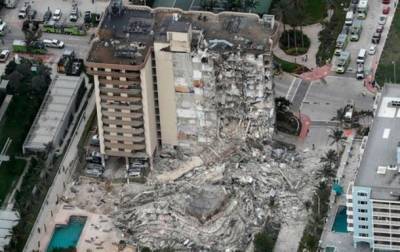 Момент обрушения многоэтажного жилого дома в Майами попал на видео - korrespondent.net - США - Украина - шт.Флорида - Серфсайд