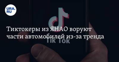 Тиктокеры из ЯНАО воруют части автомобилей из-за тренда - ura.news - окр. Янао