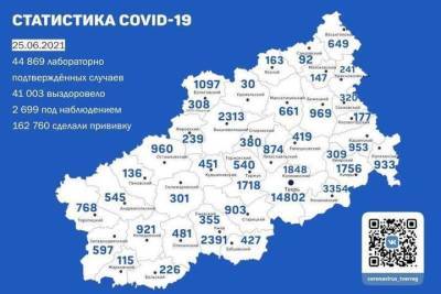 Карта коронавируса: где нашли новых заболевших в Тверской области - tver.mk.ru - Тверь - Тверская обл. - округ Весьегонский