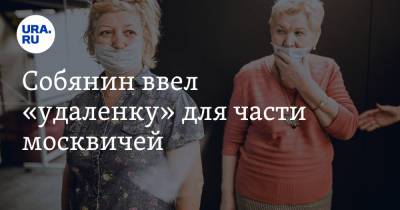 Сергей Собянин - Собянин ввел «удаленку» для части москвичей - ura.news - Москва - Россия