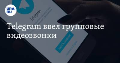 Telegram ввел групповые видеозвонки - ura.news