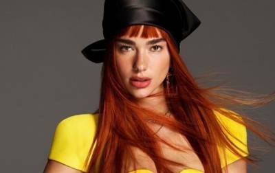 Дуа Лип - Дуа Липа с огненными волосами снялась для Versace - korrespondent.net - Украина