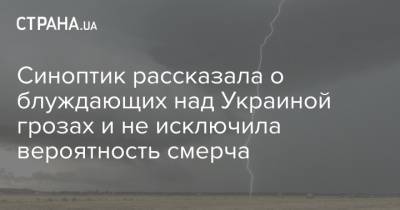 Наталья Диденко - Синоптик рассказала о блуждающих над Украиной грозах и не исключила вероятность смерча - strana.ua - Украина - Чехия