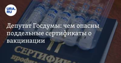 Алексей Куринный - Депутат Госдумы: чем опасны поддельные сертификаты о вакцинации - ura.news - Москва - Россия - Санкт-Петербург