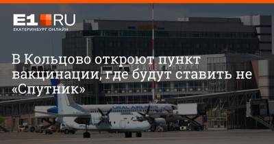 Артем Устюжанин - В Кольцово откроют пункт вакцинации, где будут ставить не «Спутник» - e1.ru - Россия - Екатеринбург