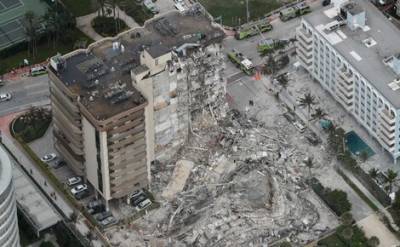 Джо Байден - Джо Байден пообещал властям Флориды дополнительные ресурсы в связи с обрушением многоэтажного жилого дома - echo.msk.ru - США - шт.Флорида - Серфсайд