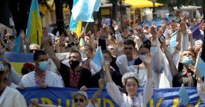 В Одессе прошел Мегамарш в вышиванках (ФОТО, ВИДЕО) - dsnews.ua - Украина - Одесса