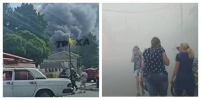 Все в дыму: масштабный пожар на рынке, слетелись все спасатели города - politeka.net - Украина - Харьковская обл. - Гсчс