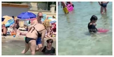 "На ногах не стоят": на одесском пляже девушки напились в хлам, видео - politeka.net - Украина - Одесса