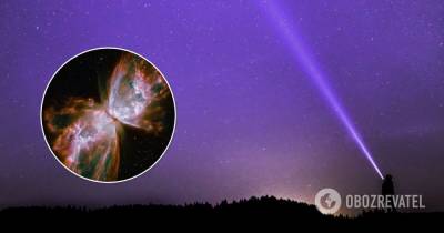 NASA показало туманность Бабочку с умирающей звездой. Фото - obozrevatel.com