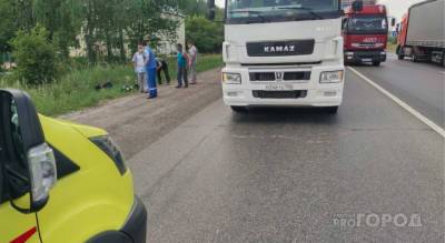 На трассе М7 в Чебоксарском районе столкнулись мотоцикл и КамАЗ: есть пострадавший - pg21.ru - респ. Чувашия - район Чебоксарский - Камаз