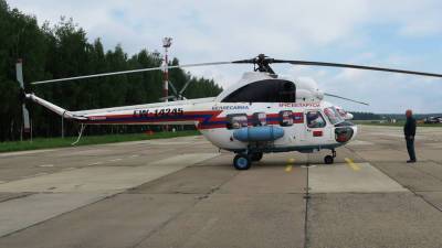 В Лунинецком районе вертолет МЧС совершил аварийную посадку - naviny.by - Белоруссия - район Лунинецкий