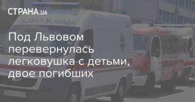 Под Львовом перевернулась легковушка с детьми, двое погибших - strana.ua - Украина - Львов - Ивано-Франковск - Львовская обл.