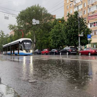 До 40% месячной нормы осадков выпало за час в Москве - radiomayak.ru - Москва