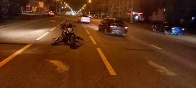 Москвич на мотоцикле едва не разбился насмерть в Липецке - lipetskmedia.ru - Москва - Липецк