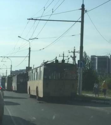 В Рязани из-за аварии встали троллейбусы - 7info.ru - Рязань
