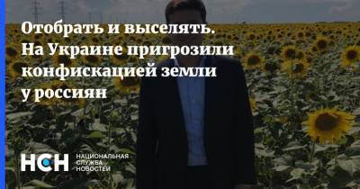 Владимир Зеленский - Тарас Высоцкий - Отобрать и выселять. На Украине пригрозили конфискацией земли у россиян - nsn.fm - Россия - Украина - ДНР - ЛНР