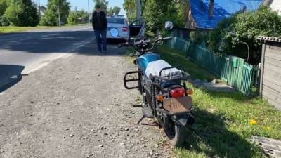 В Кемерове водитель мопеда устроил гонки с экипажем ГИБДД - gazeta.a42.ru - Россия - Кемерово