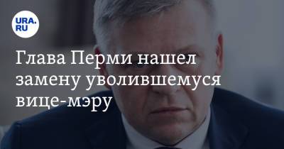 Алексей Демкин - Глава Перми нашел замену уволившемуся вице-мэру - ura.news - Пермь