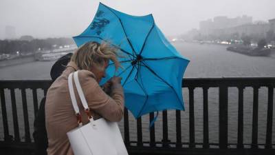 Ливень с грозой начался в Москве - gazeta.ru - Москва - Московская обл.