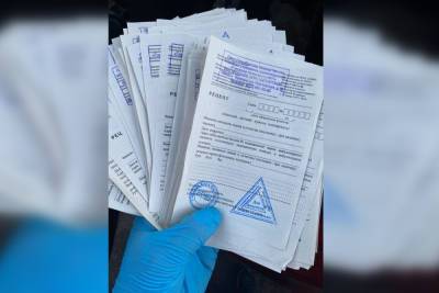 В Петербурге поймали торговца фальшивыми справками об отсутствии коронавируса - spb.mk.ru - Санкт-Петербург - район Калининский
