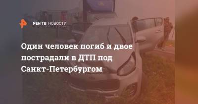 Один человек погиб и двое пострадали в ДТП под Санкт-Петербургом - ren.tv - Ленинградская обл. - Санкт-Петербург