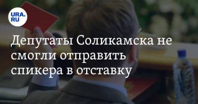 Депутаты Соликамска не смогли отправить спикера в отставку - ura.news - Пермский край - Соликамск