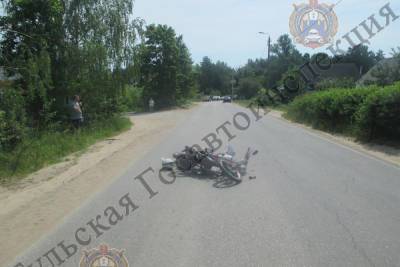 В Алексине подросток на мопеде вылетел на встречную полосу и врезался в Форд - tula.mk.ru - Тула - Тульская обл.