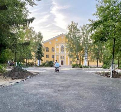 Благоустройство сквера на улице Премудрова в Нижнем Новгороде выполнено на 75% - vgoroden.ru - Нижний Новгород - Благоустройство