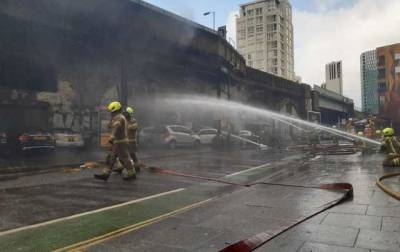 Садик-Хан Лондон - В Лондоне локализовали масштабный пожар, два человека пострадали - novostiua.news - Украина - Лондон - Twitter