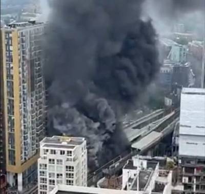 В Лондоне вспыхнул огромный пожар (ВИДЕО) - enovosty.com - Лондон