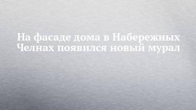 На фасаде дома в Набережных Челнах появился новый мурал - chelny-izvest.ru - респ. Татарстан - Набережные Челны